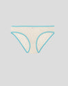 BASERANGE 25 Early Spring French Lace MUSIAL Bra/Panty Series BAS-UNMU-LA-SP25-UNDYED (TURQUOISE) Panties (BRMU)